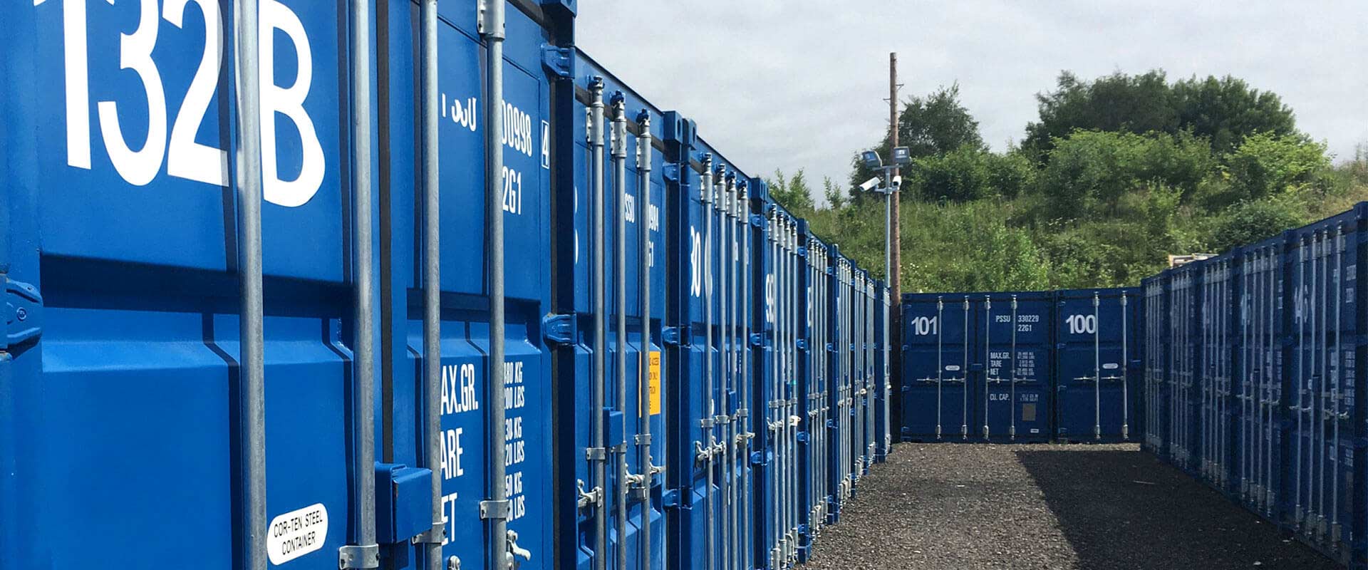 Robinsons Self Storage Secure Storage Containers, Falkirk, Stirling